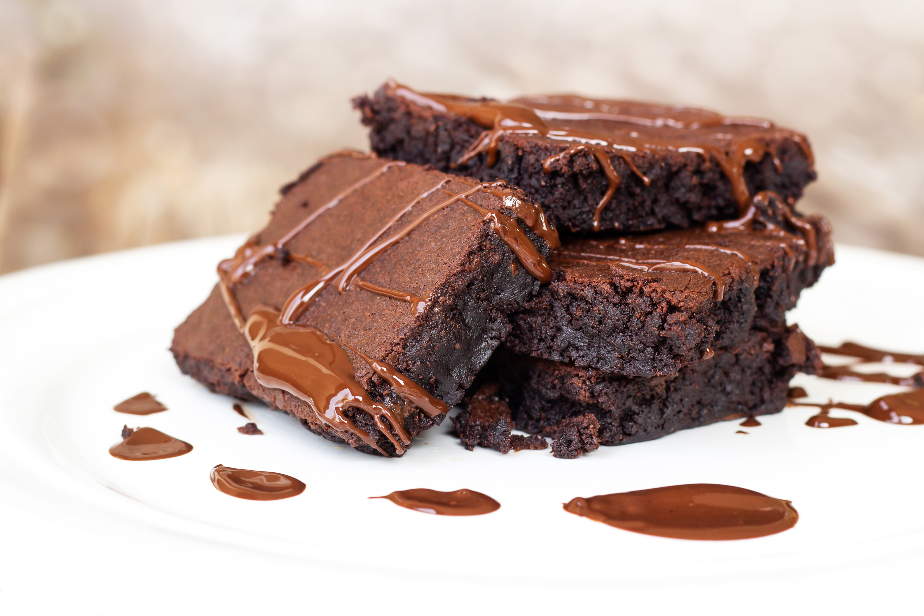 Brownies au chocolat fondant au sucre Princesse Tatie 